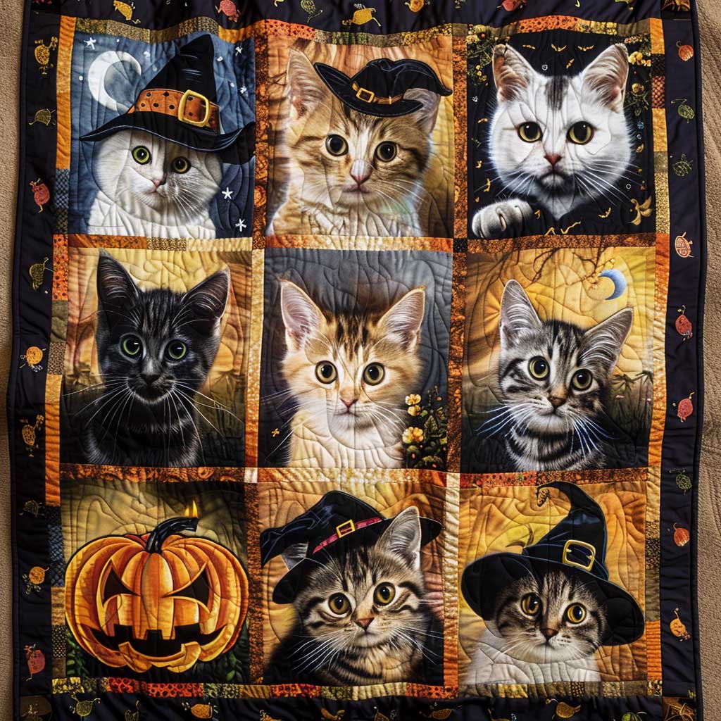 Halloween Cat WJ0509015CL Quilt