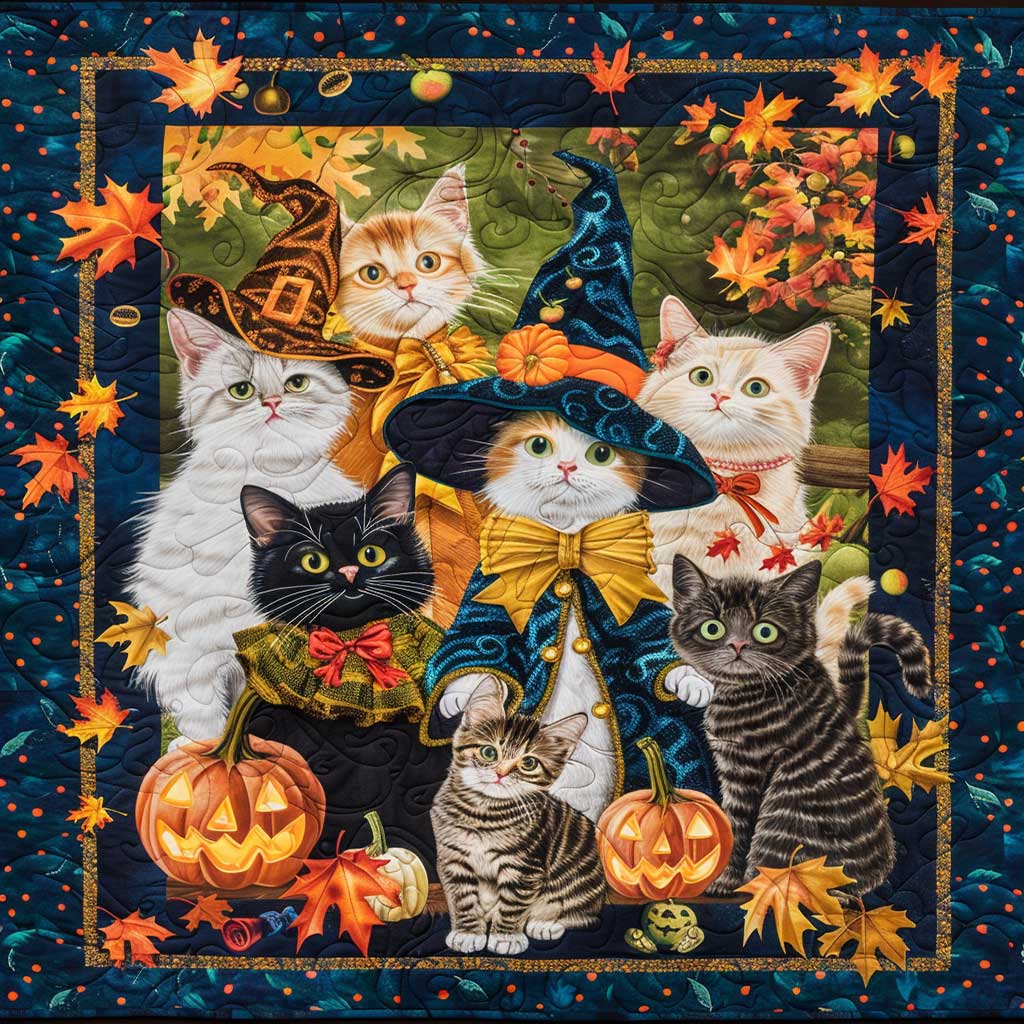 Halloween Cat WJ0609011CL Quilt
