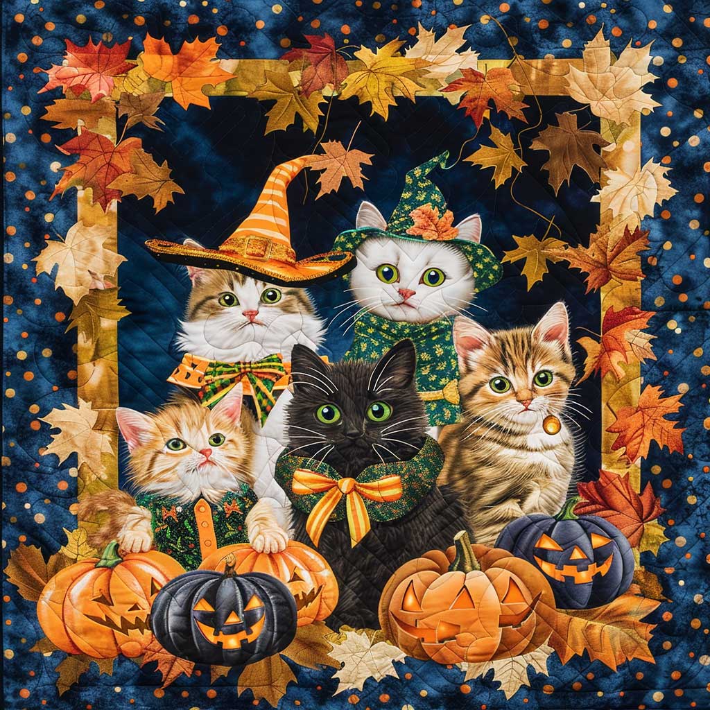 Halloween Cat WJ3008020CL Quilt