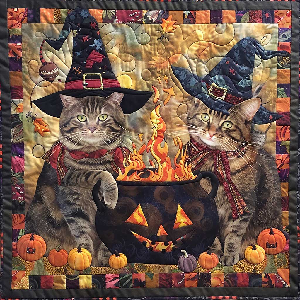 Halloween Cat WM1308039CL Quilt