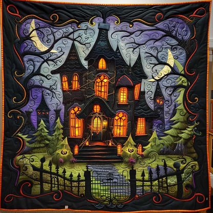 Halloween House WJ0609012CL Quilt
