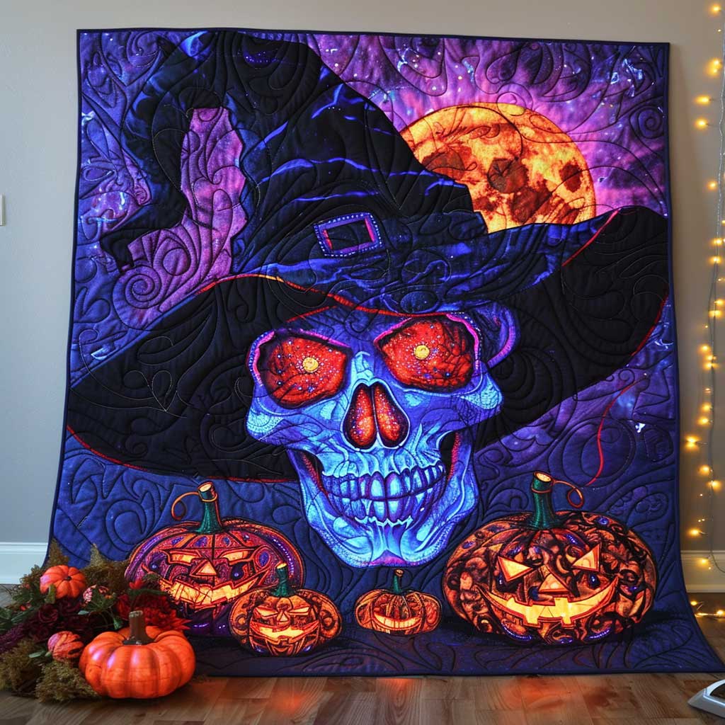 Halloween Is Coming Skull WJ0609014CL Quilt