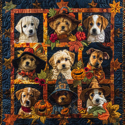 Halloween Puppies WJ0509016CL Quilt