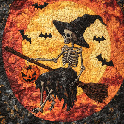 Halloween Witch Skeleton WJ0608017CL Quilt