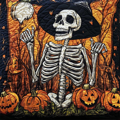 Halloween Witch Skeleton WJ0608018CL Quilt