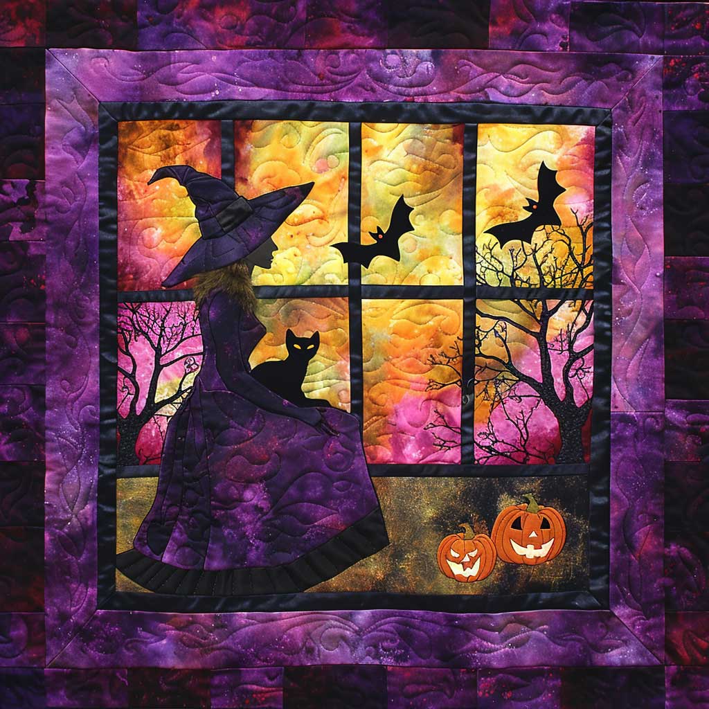 Halloween Witch WJ0908005CL Quilt