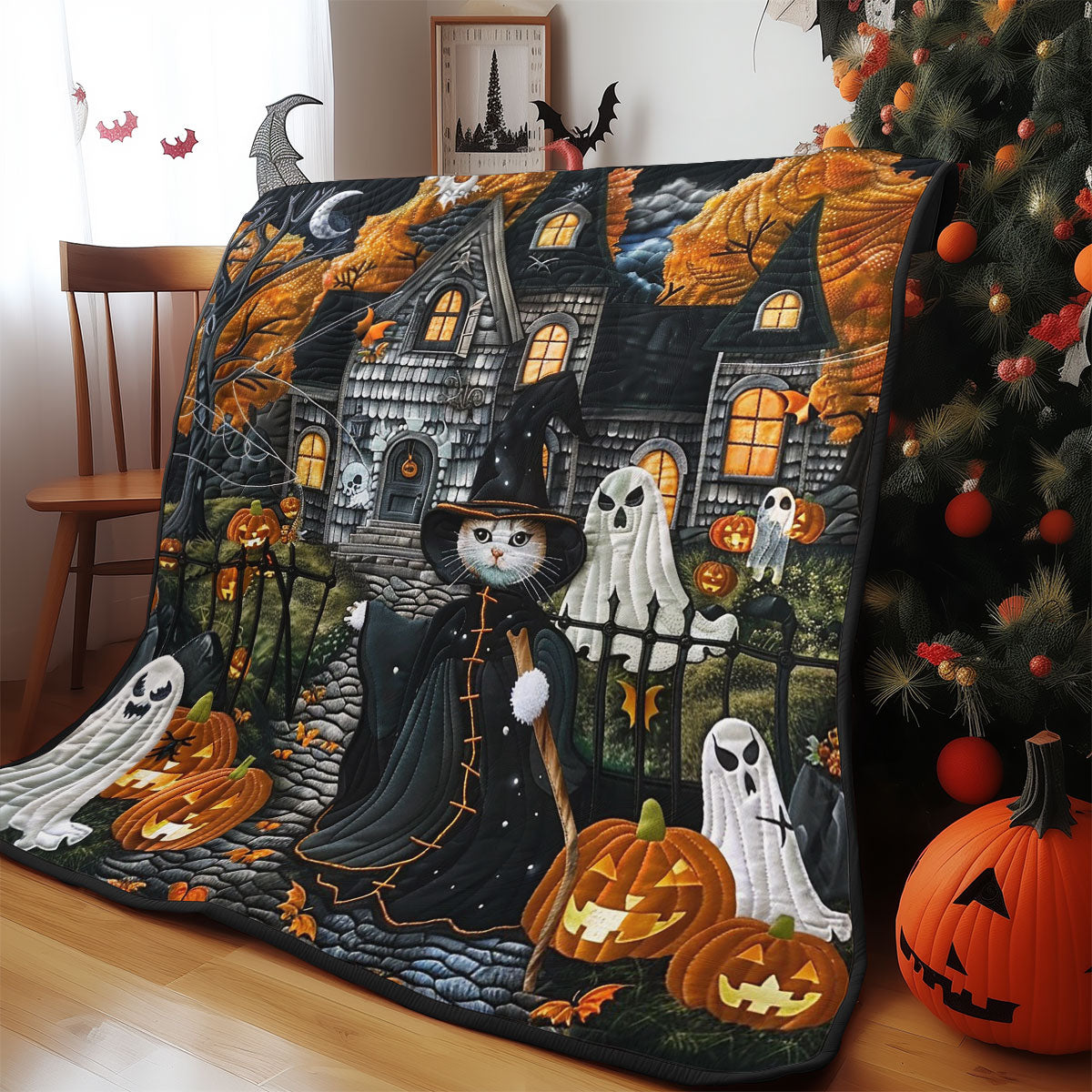 Halloween Scary WO3008027CL Quilt