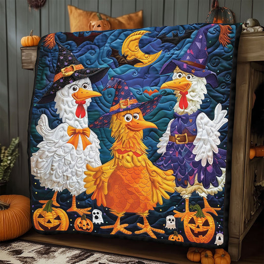 Chickens Halloween WO2908007CL Quilt