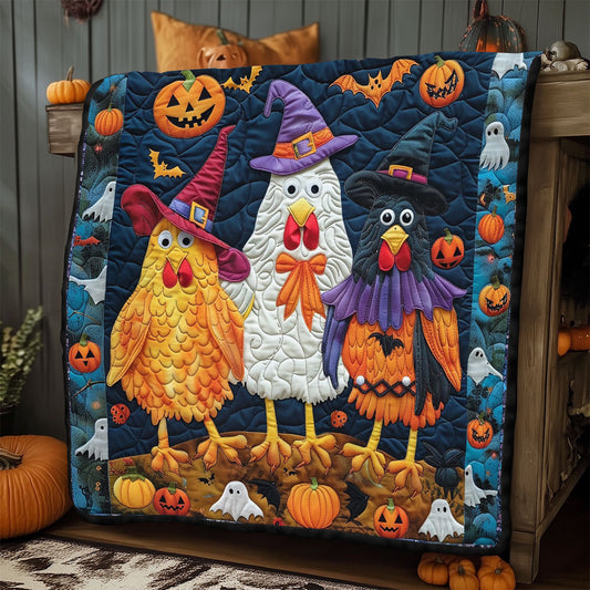 Chickens Halloween WO2908008CL Quilt