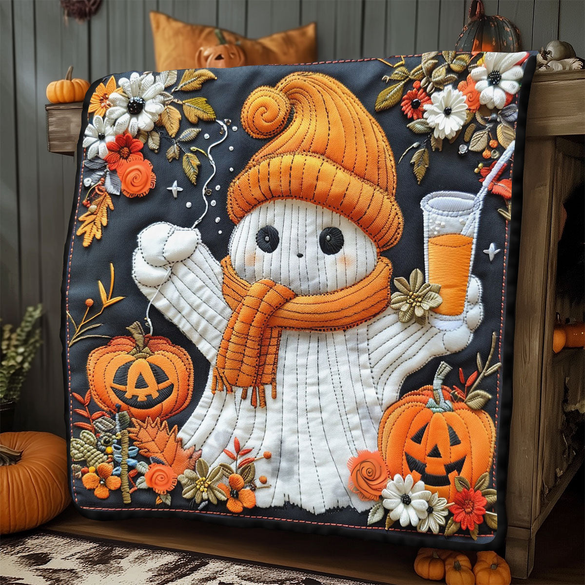 Funny Ghost WO1408016CL Quilt