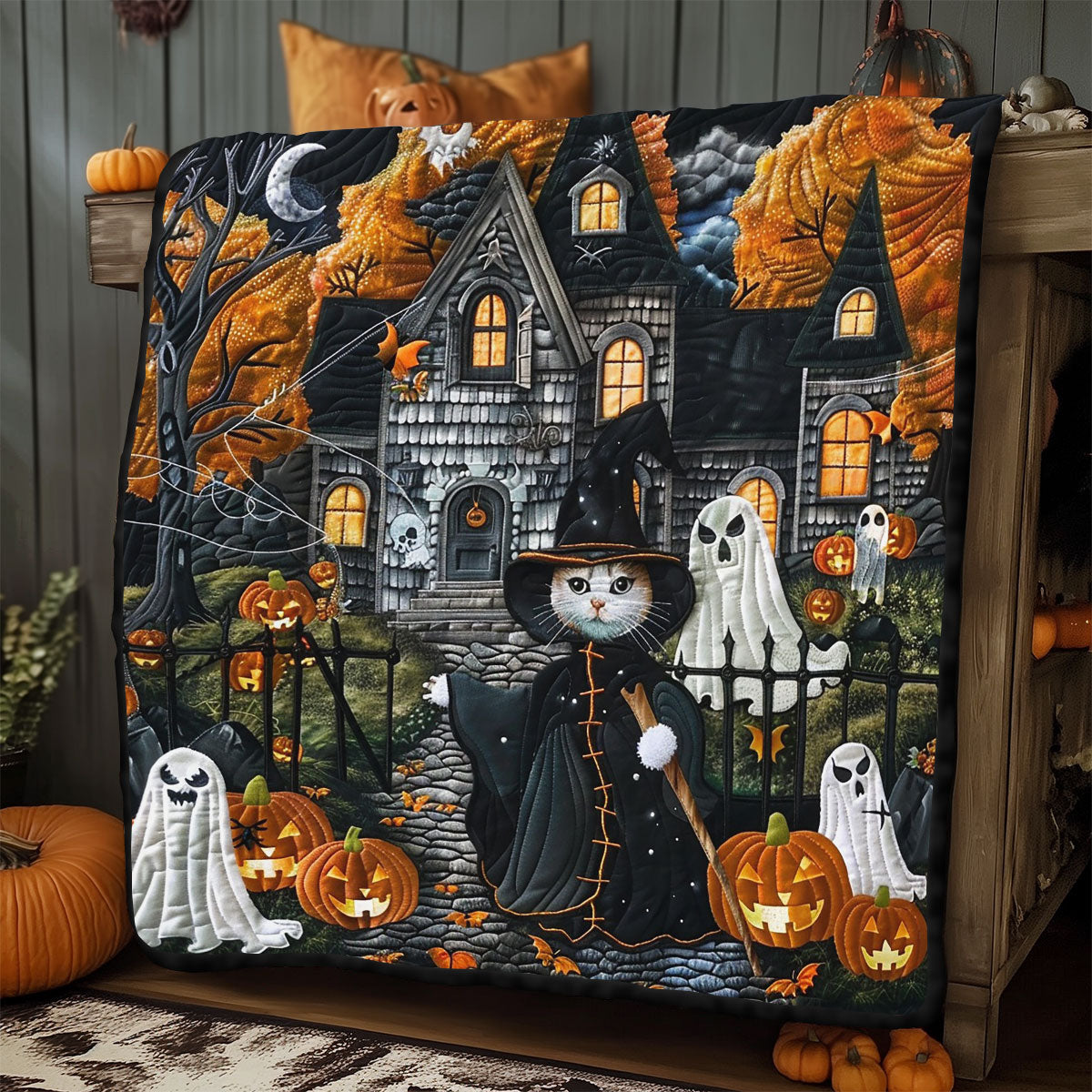 Halloween Scary WO3008027CL Quilt