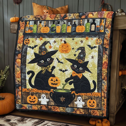 Shadowy Spells Of Black Cats WO1308013CL Quilt