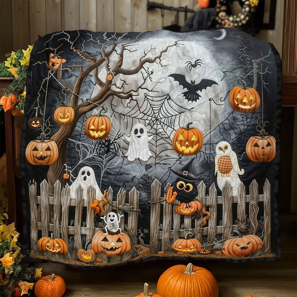 Mysterious Halloween WO1408018CL Quilt