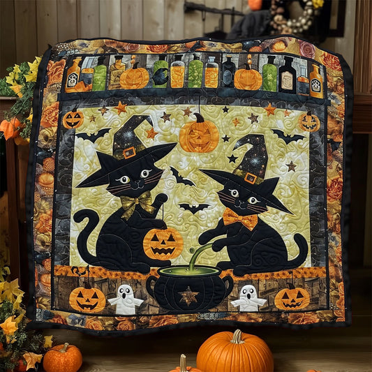 Shadowy Spells Of Black Cats WO1308013CL Quilt