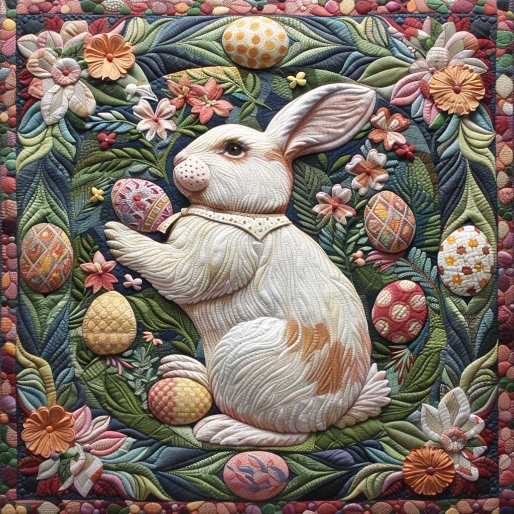 Happy Bunny WM2808013CL Quilt