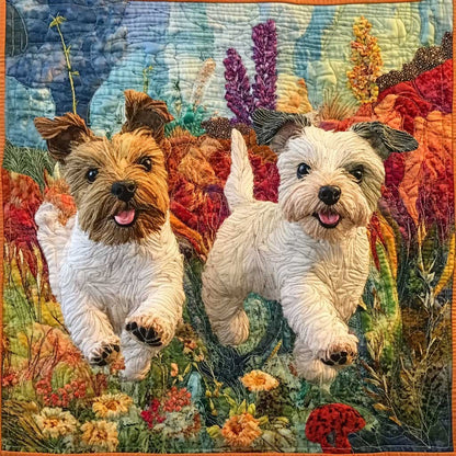 Happy Terriers WM0208016CL Quilt