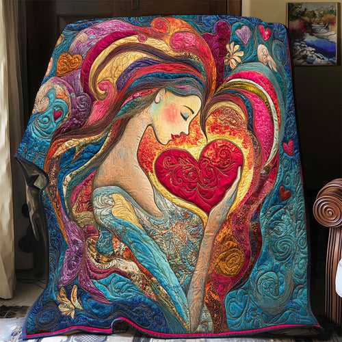 Heart Women WY1001168CL Quilt