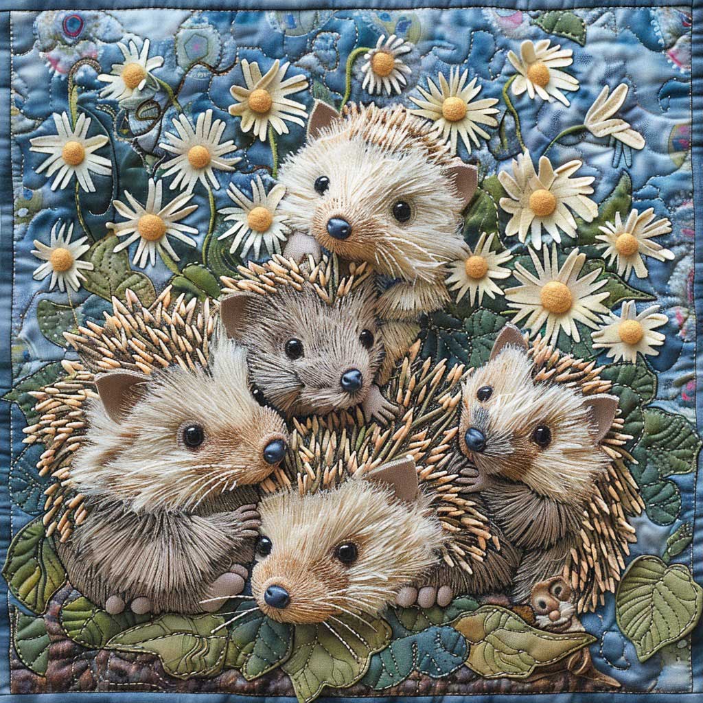 Hedgehogs WM2408035CL Quilt