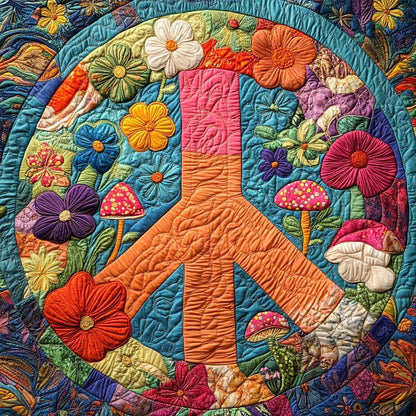 Hippie Flowers WM0508019CL Quilt