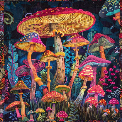 Hippie Mushroom WJ2206014CL Quilt