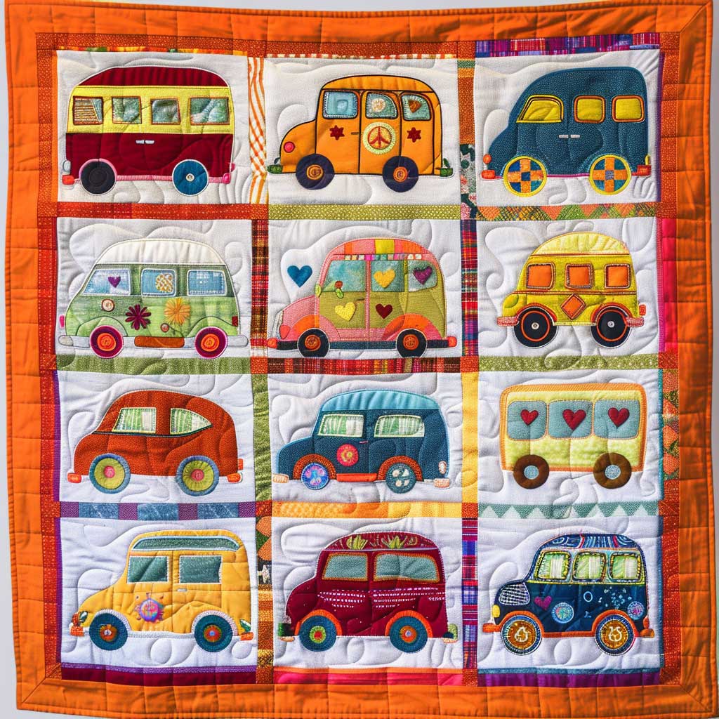 Hippie Van WJ1709012CL Quilt