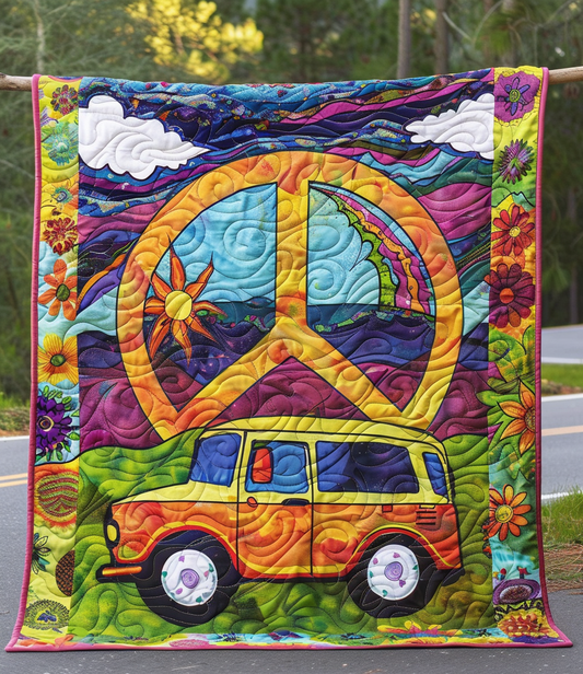 Hippie Hippy Car WJ0308020CL Quilt