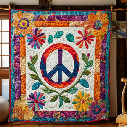 Hippie Peace YR1911018CL Quilt