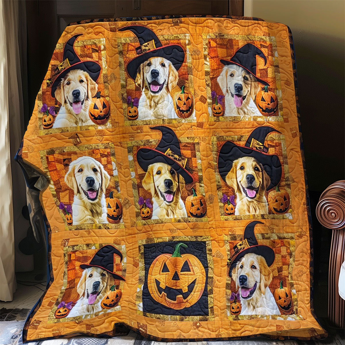 A Dog’s Halloween WO1308011CL Quilt