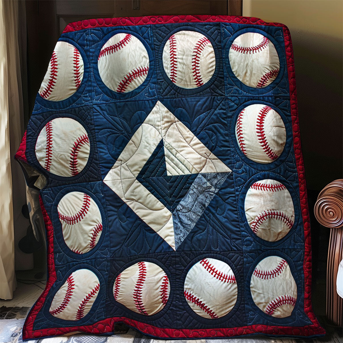 Baseballs WO2408048CL Quilt