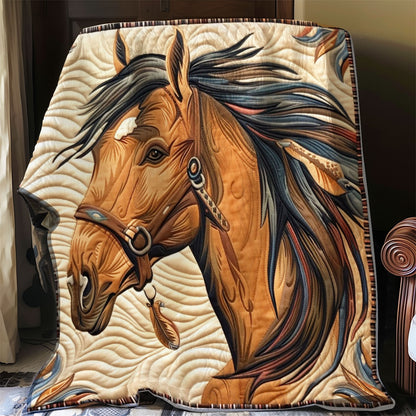 Brown Horse WO2108007CL Quilt