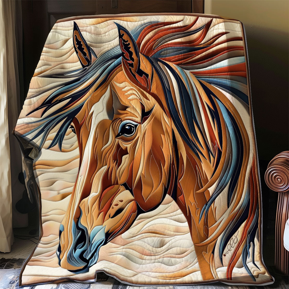 Brown Horse WO2108011CL Quilt