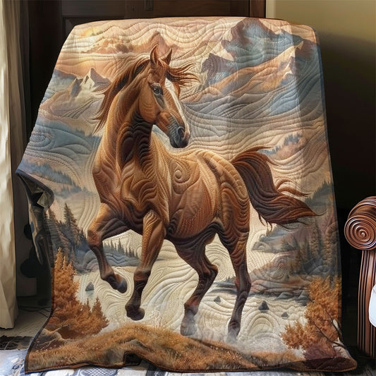 Brown Horse WO3008005CL Quilt