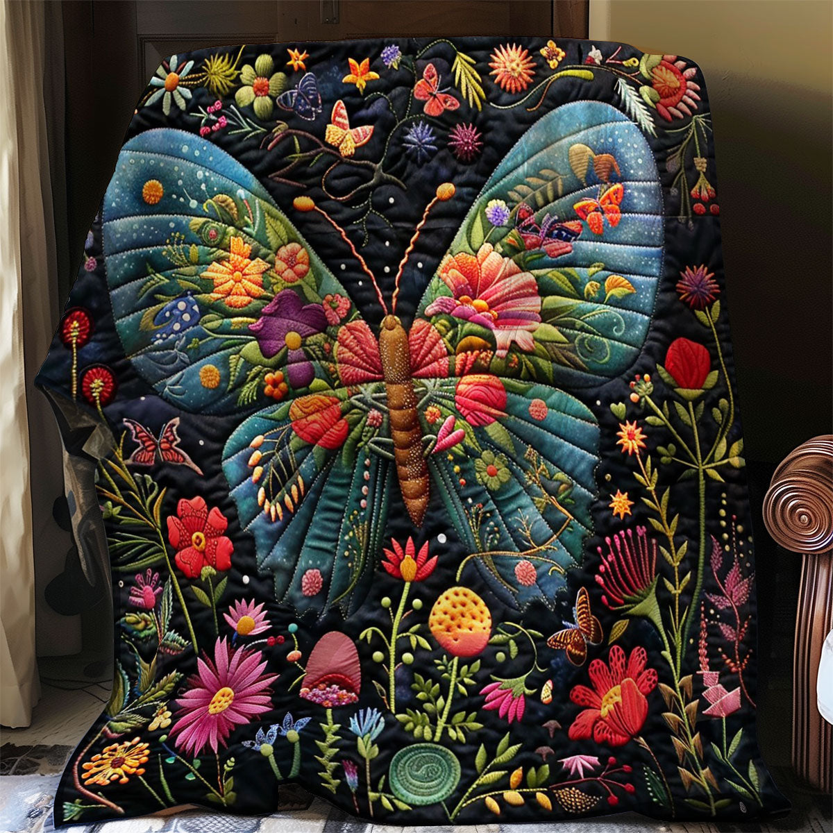 Butterfly At The Night WO2908045CL Quilt