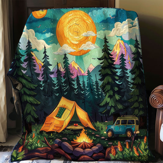 Camping In The Forest WO2208028CL Quilt