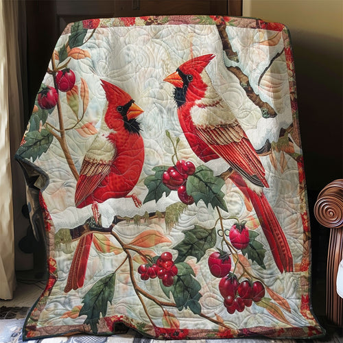 Cardinal In The Snow WO1608030CL Quilt