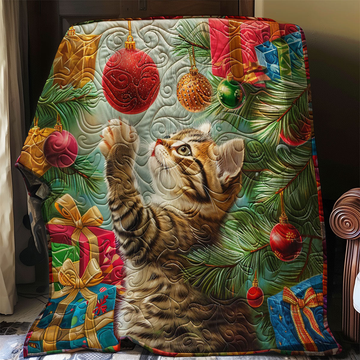 Cat Naghty WO2908060CL Quilt