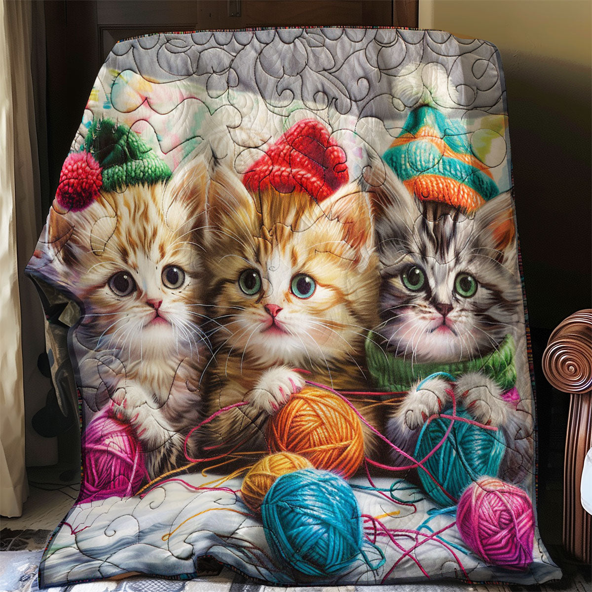 Cats And Yarns WO2908066CL Quilt