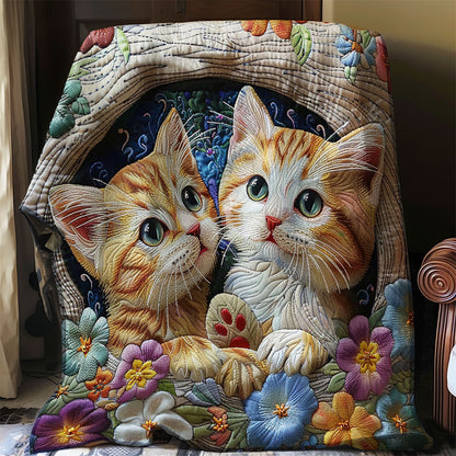 Cats Couple WO2408006CL Quilt