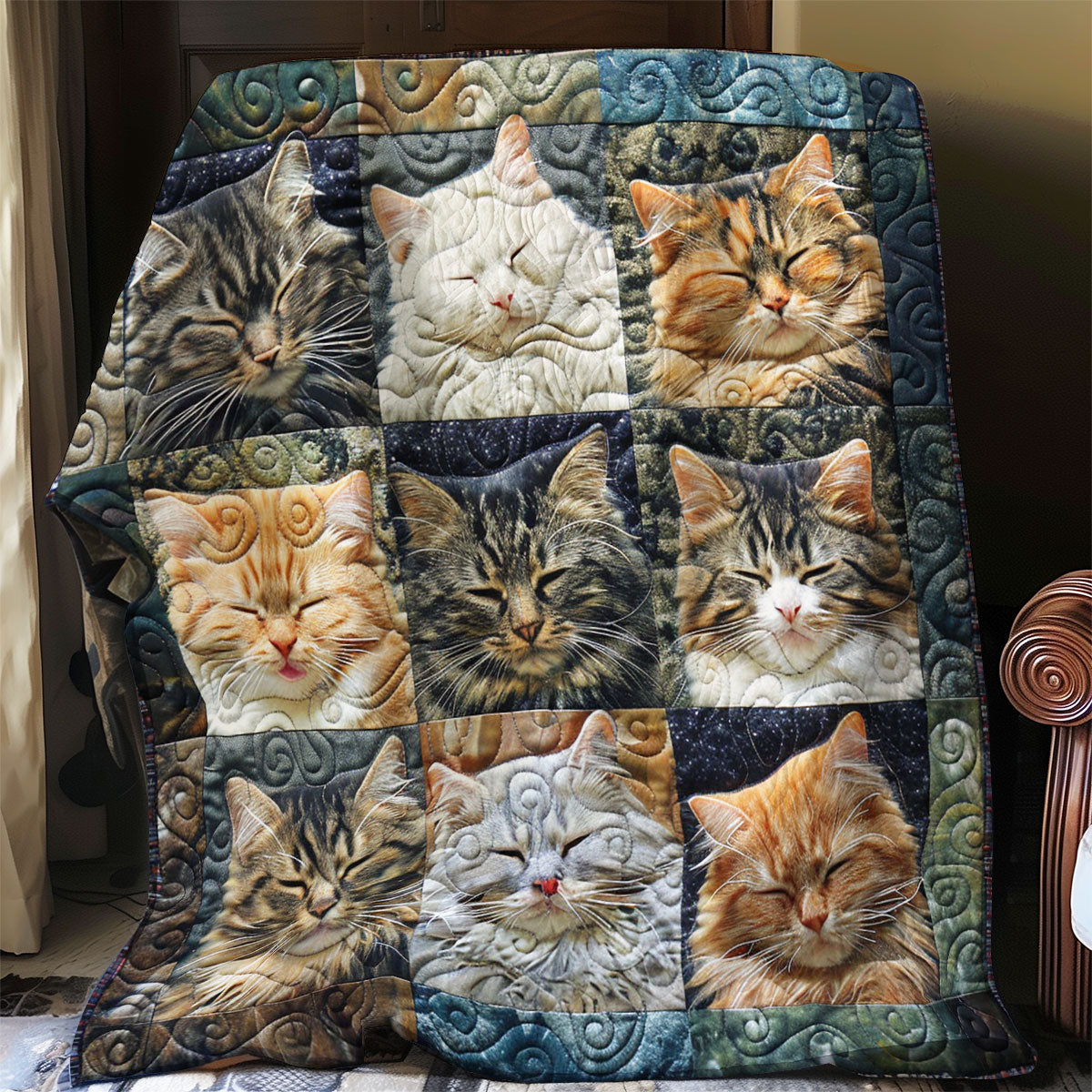 Cats Sleeping WO2208029CL Quilt