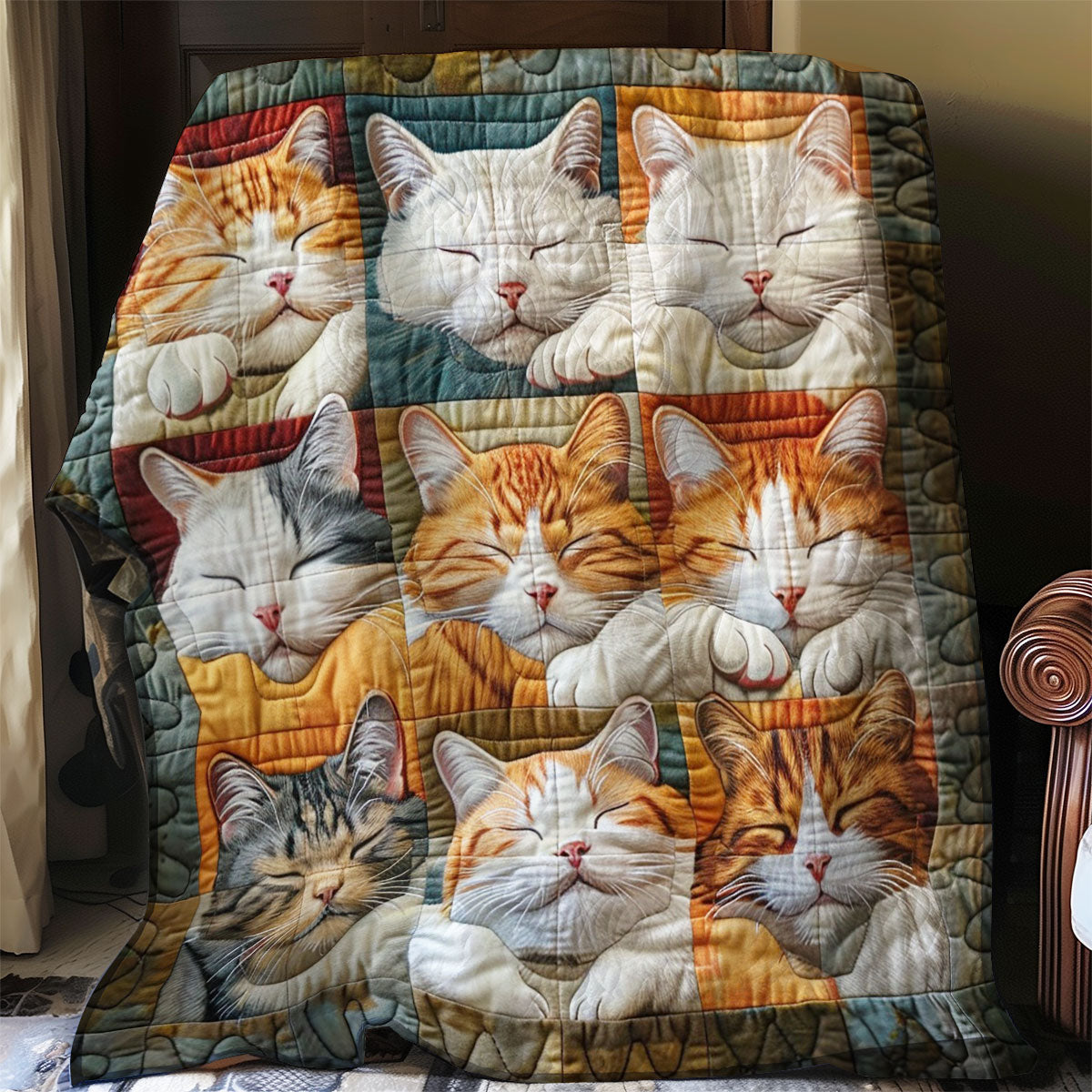Cats Sleeping WO2208045CL Quilt