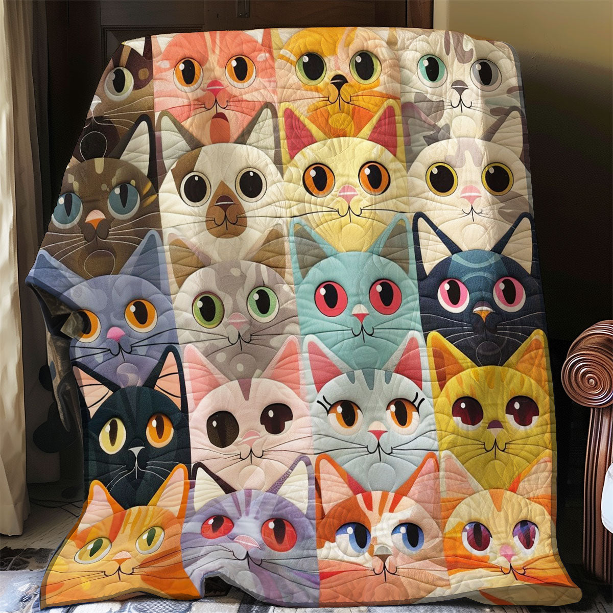 Cats Together WO2908047CL Quilt