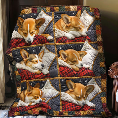 Corgi Dogs Warm WO2808043CL Quilt
