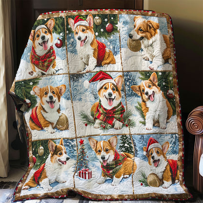 Corgi's Jolly Christmas WO1908003CL Quilt