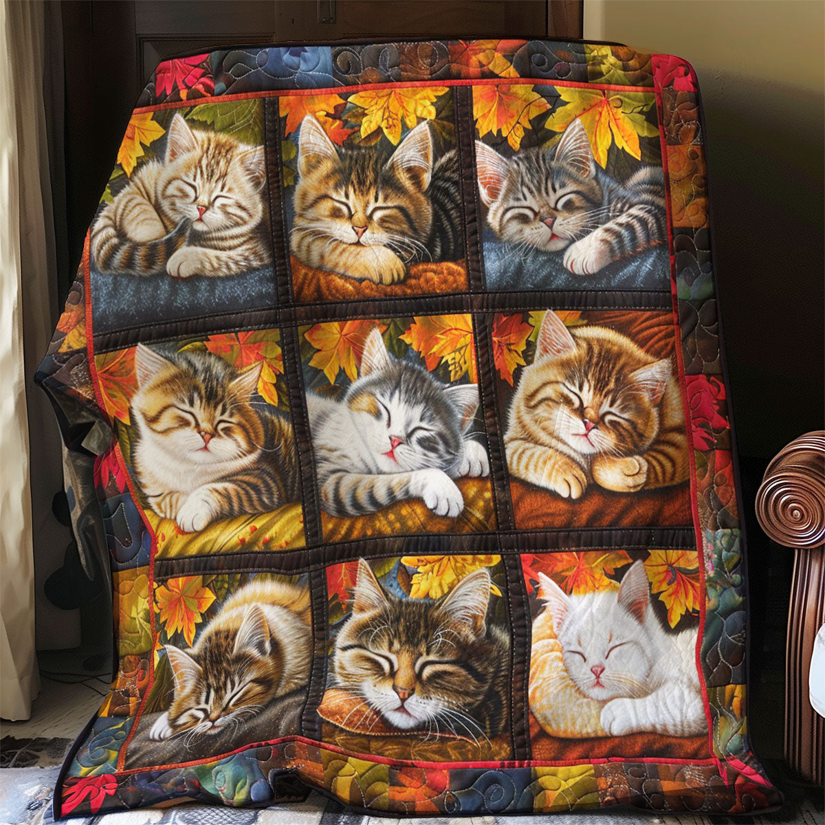 Cozy Naps In Golden Light WO1508021CL Quilt