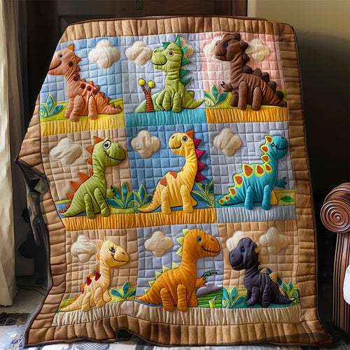 Dinosaurs Colorful WO2308047CL Quilt