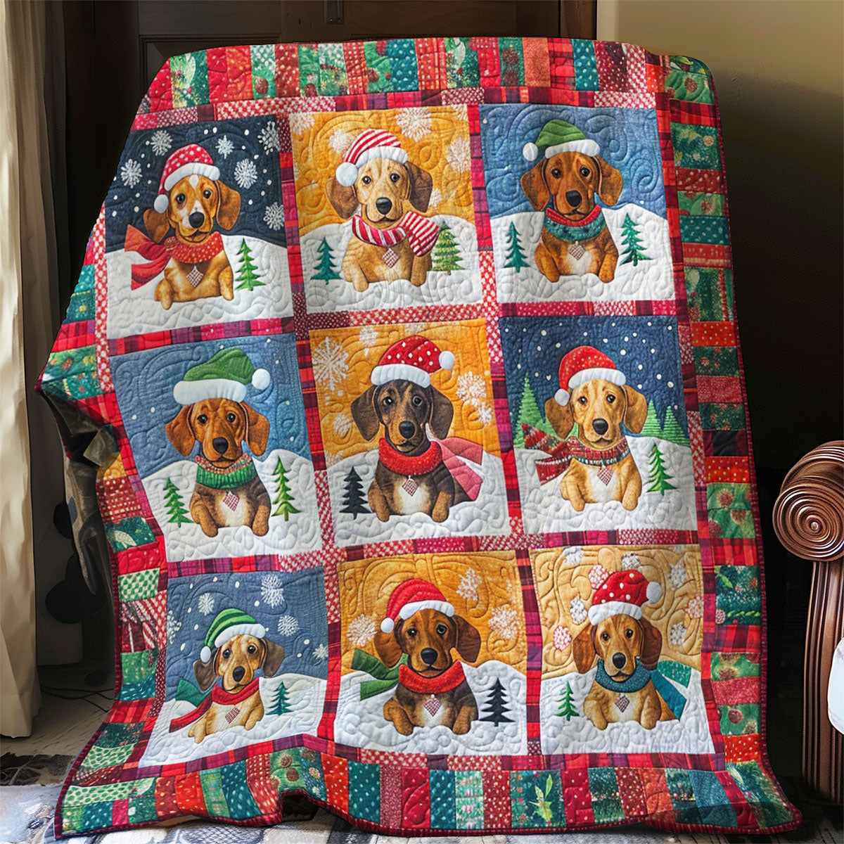 Doxie Dogs WO2308005CL Quilt