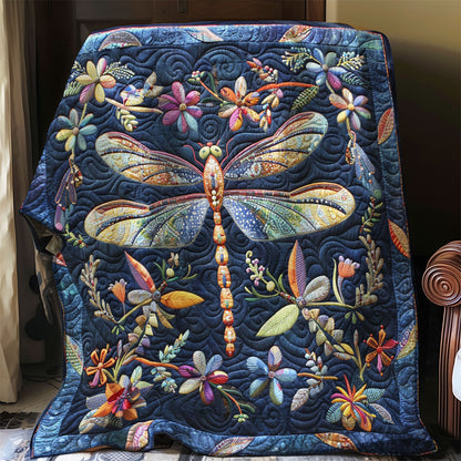Dragonfly At The Night WO2308040CL Quilt
