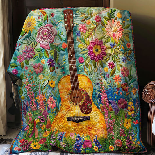 Florals And Music WO2208034CL Quilt