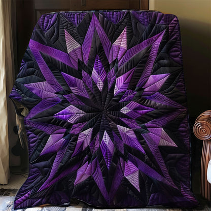 Flower Native Purple WO1308041CL Quilt