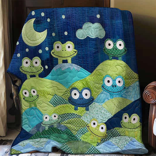 Frog Funny WO2308026CL Quilt